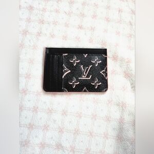 Louis Vuitton Porto Cult Side Up Card Case – Black/Pink Monogram (BNIB)